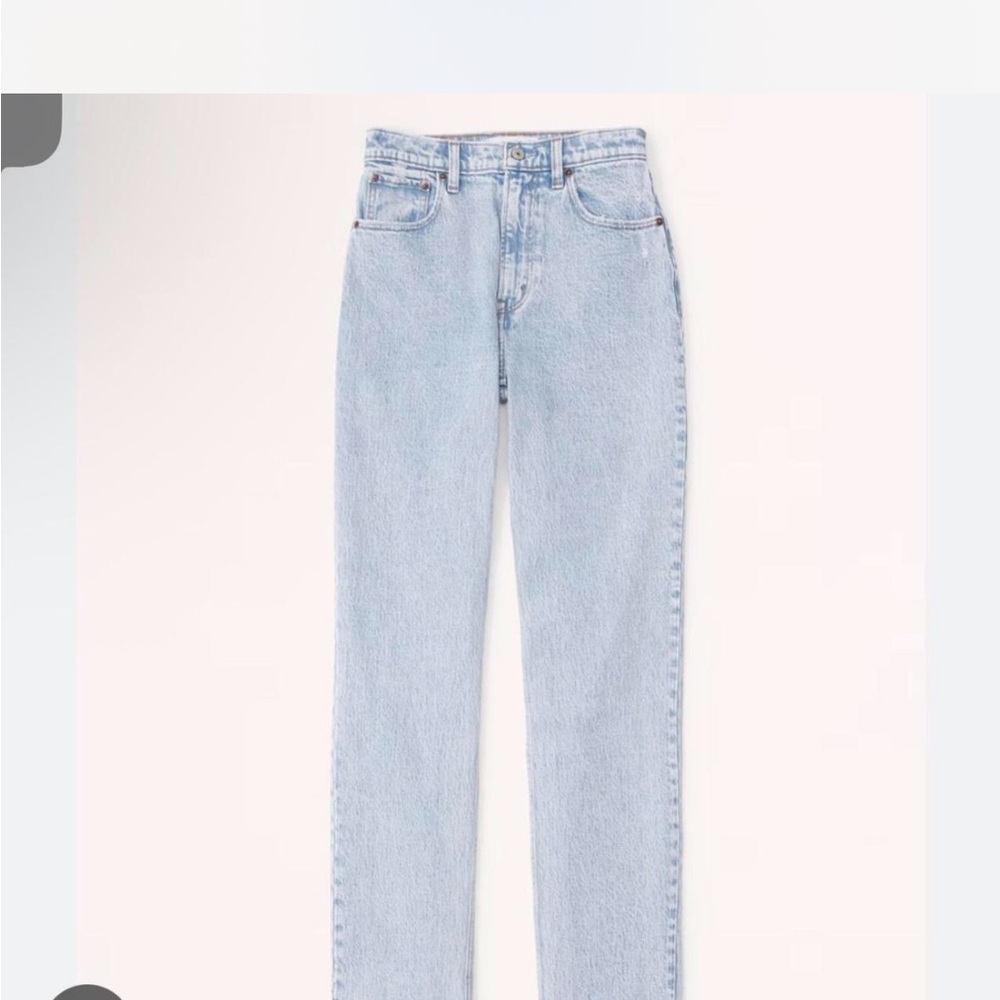Abercrombie & Fitch Light Blue Straight Leg Jeans